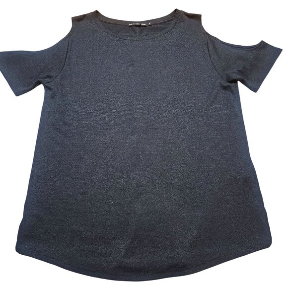 Rag & Bone Women’s Black Top S Minimalist Chic Monochrome Athleisure - Picture 5 of 12